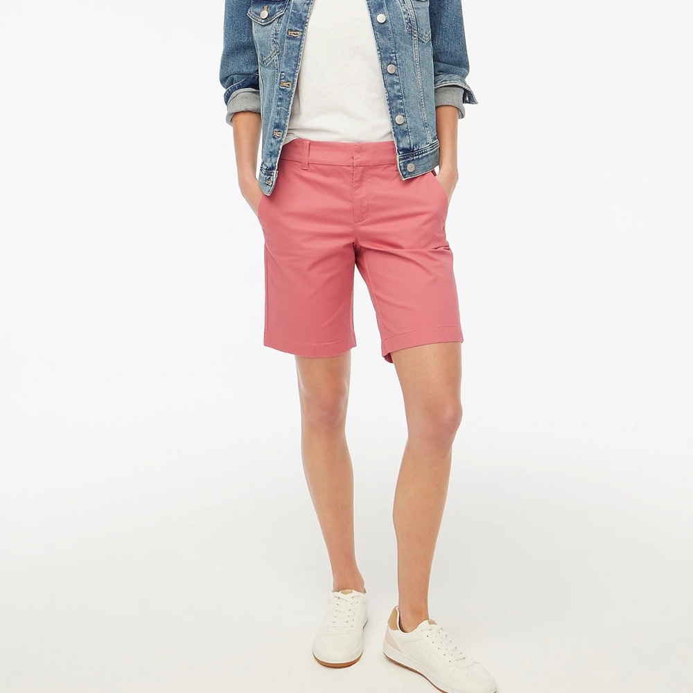J. Crew Frankie Bermuda Chino Shorts 9” Inseam size 6
